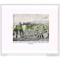 BRITISH DUMMY GUN IN THE FIELD, FRANCE, PHOTO B...