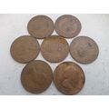 UK / GB -7 differently dated - Elizabeth II - 1...