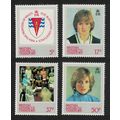 BAT 21st Birthday of Princess of Wales 4v 1982 ...