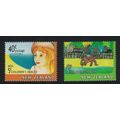 New Zealand Children's paintings 2v 1997 MNH SG...
