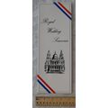 1981 Royal Wedding Souvenir bookmark Prince Cha...