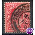 GB stamps 1902-10 KEV11 - 1d SG219 Stockton On ...