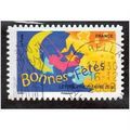 FRA 2008 (55c) 'GREETINGS -BONNES FETES' FINE U...