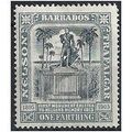 Barbados 1906 SG145 1/4d Black & Grey Nelson Mo...