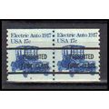 1906a 17c Electric Auto Fine MNH Dry Gum CNP Le...