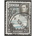 Bermuda 1943 SG113b 2 1/2d Pale Blue & Sepia-Bl...