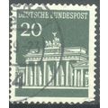 Germany 1966 - 20pfg green - Brandenburg Gate -...