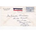 United States 1949 New York to Basingstoke UK A...