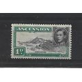 Ascension.SG39d 1d Three Sisters.Mounted Mint.A...