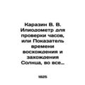 Karazin V. V. Iliodometer for checking the cloc...