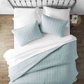 2 Piece Microfiber Farmhouse Coverlet Bedspread...