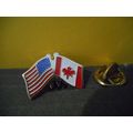Canada,United States Flags Lapel Pin