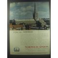1954 Norwich Union Insurance Advertisement - Norwich Cathedral