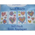 Just For Kids Sweet Hearts Self Stick Room Appl...