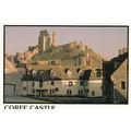 Corfe Castle Dorset England Postcard posted 199...