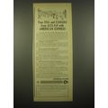1966 American Express Ad - Tour USA and Canada from £121.9.0