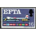 1967 EFTA 1/6d Multicoloured SG716 UM