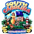 South Carolina the Palmetto State Artwood Monta...