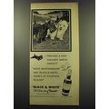 1949 Black & White Scotch Ad - This was a very ...