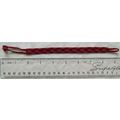 Herringbone stitch bookmark - black & red