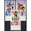 ZAYIX Fiji 330-332 MNH Fiji Rugby Sports Athlet...