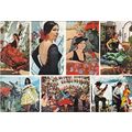 Spanish Dancing Multiiew Spain Postcard posted ...