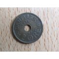 Denmark 1928 2 Ore Coin