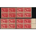 Q1, Mint NH F-VF 1¢ Parcel Post - 4 Blocks SCV ...
