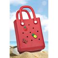 Fiery Red Waterproof EVA Hollow Tote Bag
