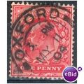 GB stamps 1902-10 KEV11 - 1d SG219 Oxford 5