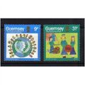 1985 GB GUERNSEY I.Y.Y YOUTH YEAR SET UMM SG 33...