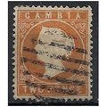 Gambia 1886 SG25 2d Deep Orange Good+ Used . .