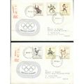 Yugoslavia FDC 1968 - SG1329-1334 - Olympic Gam...