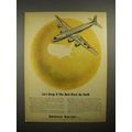 1945 American Airlines Ad - Best Place on Earth
