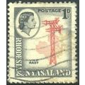 Rhodesia & Nyasaland 1959 - SG19 - 1d red/black...