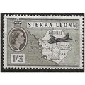 Sierra Leone 1956 SG218 1/3d Black & Sepia Moun...