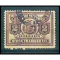 Used Revenue $2 N.Y. Stock Transfer Fine WA2873