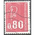 France 1974 - 0.80f red - Marianne - used
