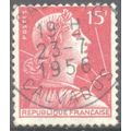 France 1955 - 15f carmine - "France" - used 5