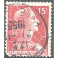 France 1955 - 15f carmine - "France" - used 4