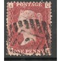 Sg43 1d red plate 149 fine used " Q A " (REDS)