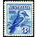 Australia 1928 3d Kookaburra SupU - SG 106