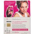 Germany Phone Card - Girl holding card