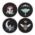 Coaster Set, Dark Forest Design