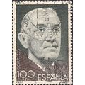 SPAIN, Ramon PÚrez de Ayala, brown 1980, 100 Ptas