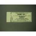 1947 Harvey Play Ad - Brock Pemberton presents Frank Fay