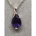 Necklace Purple Amethyst #10 USA Seller