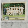 1983 Panini Cricket sticker No. 83 Sussex