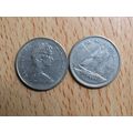 1975 Queen Elizabeth ll 10 Cents Canada Coin