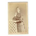 Victorian cdv photo young woman standing Berlin...